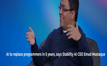 Emad Mostaque, CEO of Stability AI, claims that in five years, AI will replace programmers.