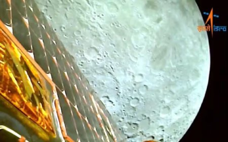Capturing the Moon's Mystique: Chandrayaan-3 Offers First Glimpses