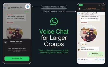 WhatsApp Introduces Voice Chat Feature for Group Calls