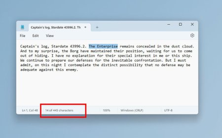 Tech News Updates: Microsoft Finally Adds Character Count Feature to Windows 11 Notepad