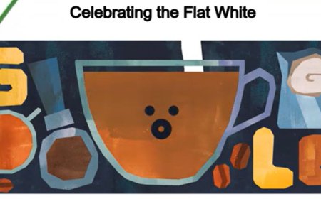 A Buzz in a Cup: Google Doodle Cheers to Flat White Coffee