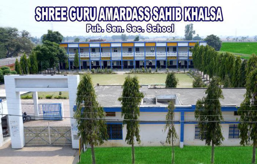 Excellence & Character: Shree Guru AmarDass School