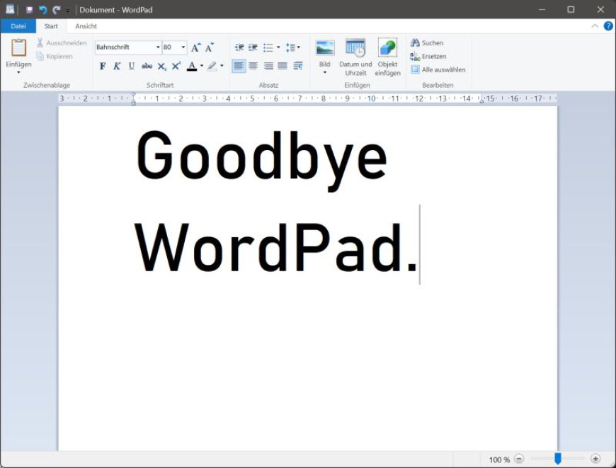 Microsoft Bids Farewell to WordPad: An End of an Era after 30 Years