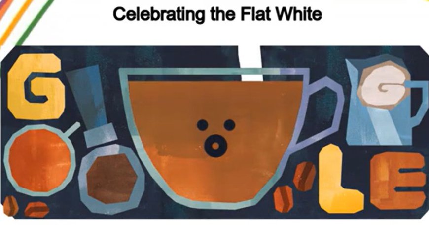 A Buzz in a Cup: Google Doodle Cheers to Flat White Coffee