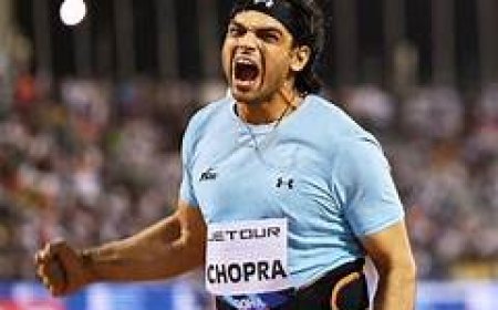 Neeraj Chopra Finishes Runner-Up in Diamond League 2025, Eyes Gold at Tokyo World Championships