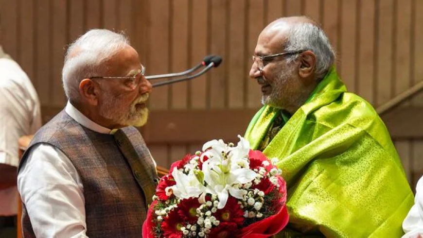 CP Radhakrishnan Takes Oath as India’s 15th Vice-President After Defeating Opposition Candidate