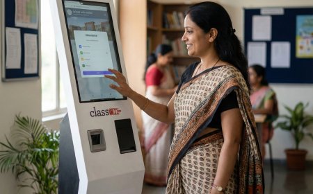 Class ON AI Smart School Kiosk | Digital Touch Kiosk for Schools