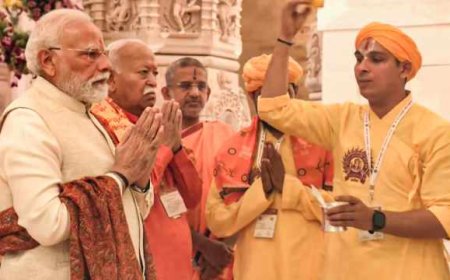 PM Modi Hoists Dharma Dhwaja at Ayodhya Ram Temple: Historic Rituals Begin