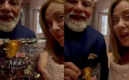 PM Modi Gifts Melody Toffee to Giorgia Meloni, Internet Goes Wild Over Viral ‘Melodi’ Moment