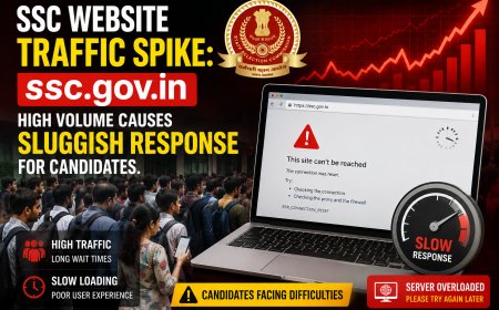 SSC Website Traffic Spike: ssc.gov.in High Volume Causes Sluggish Response for Candidates