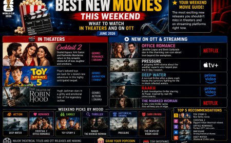 Best New Movies This Weekend: What to Watch In Theaters and On OTT (June 2026)