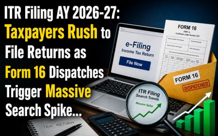 ITR Filing AY 2026-27: Taxpayers Rush to File Returns as Form 16 Dispatches Trigger Massive Search Spike