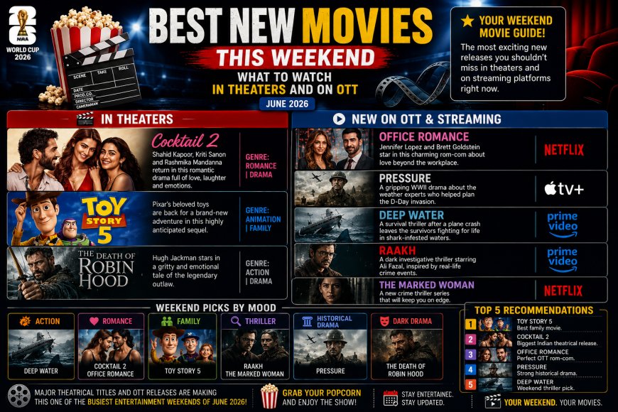 Best New Movies This Weekend: What to Watch In Theaters and On OTT (June 2026)