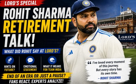 Rohit Sharma Retirement Talk Dismissed as India Backs Opener Ahead of Lord's ODI
