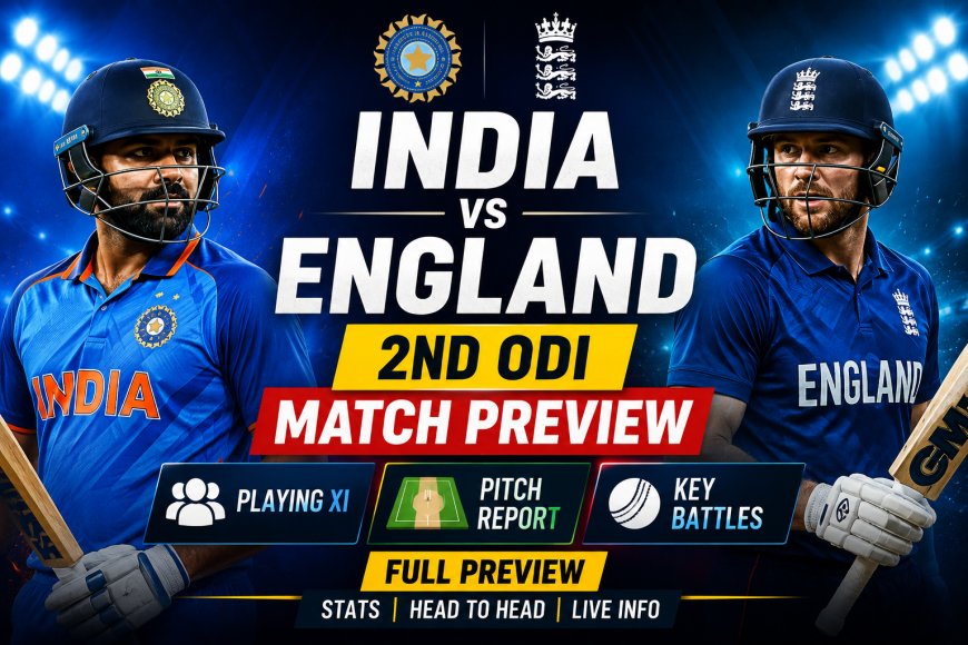 India vs England 2nd ODI: Match Time, Predicted Playing XI, Pitch Report & Live Streaming