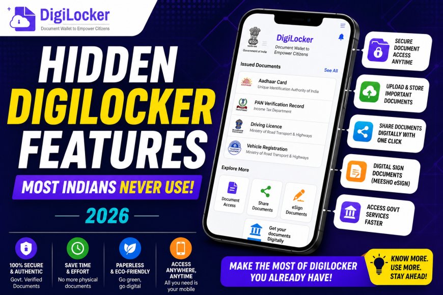 10 Hidden DigiLocker Features That Most Indians Never Use (2026 Guide)