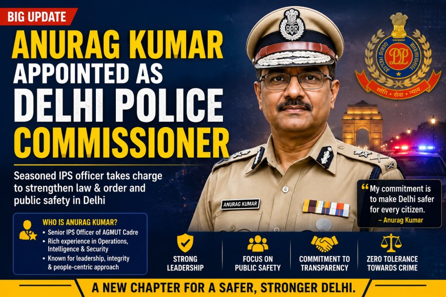 Anurag Kumar Appointed Delhi Police Commissioner, Replaces Satish Golcha