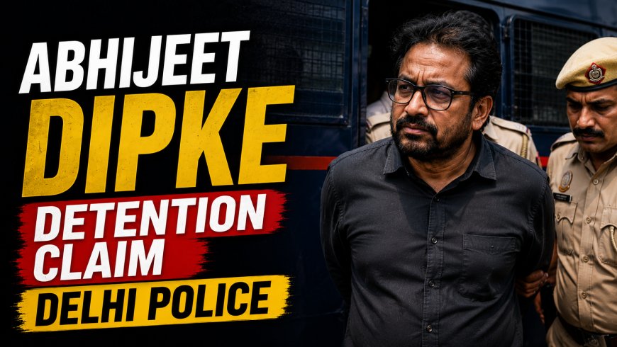 Abhijeet Dipke Detained? Delhi Police Denies CJP Claim Amid 'Sansad Chalo' Protest