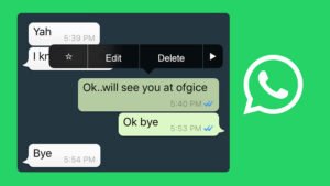 WhatsApp's New Feature to Edit Messages